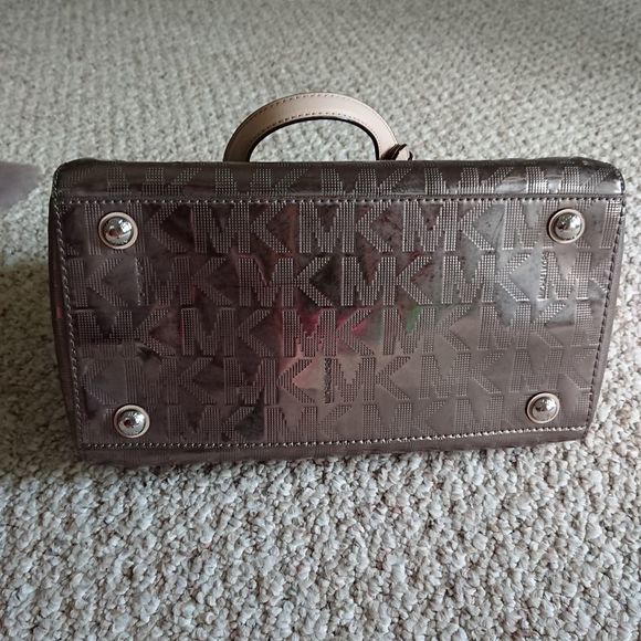 MICHAEL Michael Kors Silver/Gray Satchel - Picture 6 of 13